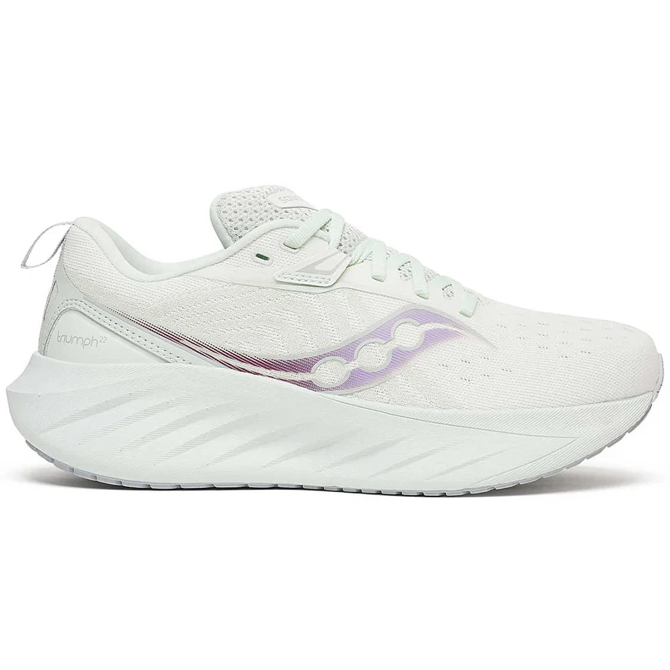 Mujer Saucony Triumph 22, Blanco/Espuma, 8 B Mediano EE. UU. Foto 1 de 1
