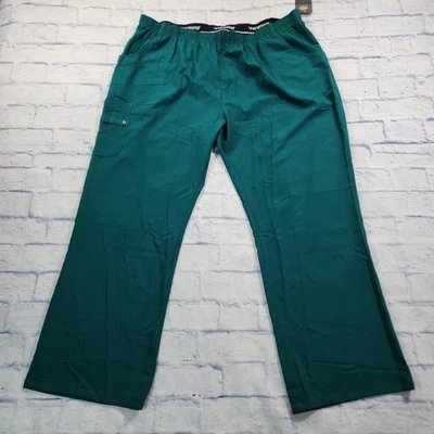 Pantalones Médicos Dickies Xtreme Elastizados MUJER 3XL Tiro Medio Cordón Carga Verde Foto 1 de 4