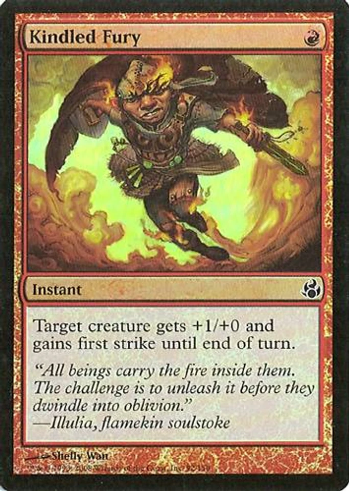 MTG - Morningtide - Kindled Fury - 2X - Foil - NM - Image 1 of 1