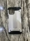 iPhone 12 Pro Max Phone Case Cover Metal Back Raised Edges for Shockproof