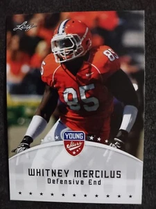 2012 Leaf Young Stars #89 Whitney Mercilus Illinois Fighting Illini Football  - Bild 1 von 2