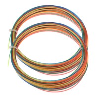 2 Reel Tennis Racquet Rainbow String High Elastic Repair Thread Line 1.3mm