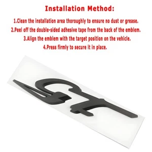 Tragbarer GT Buchstabe Logo Heck Emblem und Seitenemblem für 2022 neue Maserati Modelle - Bild 1 von 10