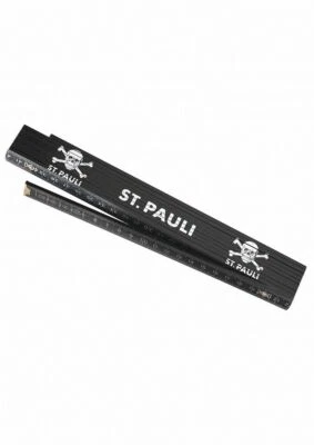 FC St. Pauli Zollstock - Totenkopf - Gliedermaßstab Schmiege
