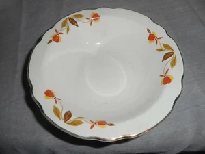 Superior Hall Quality Dinnerware Autumn Leaf Salad Plates Soup Bowls  - Picture 1 of 12