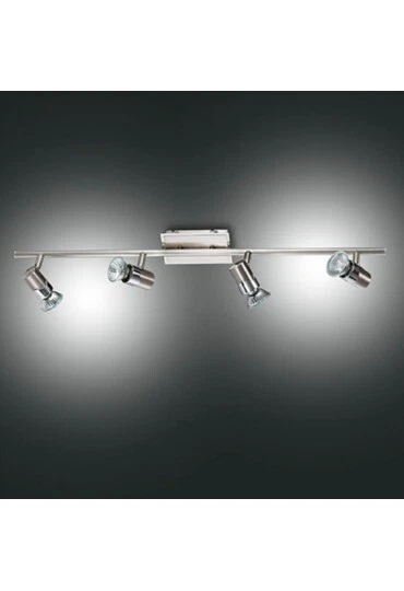 Fabas Luce 2554-80-178 Binario 4 faretti Alice nichel satinato (lamp. Escluse)