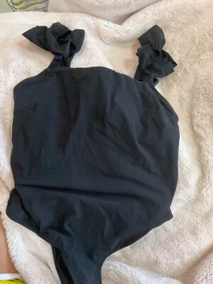 Black Swimsuit One Piece size 12 RRP£48 La Redoute - Image 1 of 4