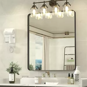Badezimmer Wand Kosmetikspiegel Aluminiumlegierung Rahmen Spiegel verzerrungsfrei - Bild 1 von 47