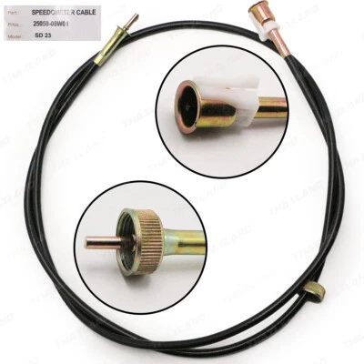 Se adapta a Nissan Datsun L18 SD22 SD23 720 1979 86 velocímetro cable Speedo negro Foto 1 de 4