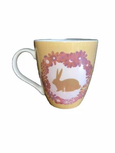 Pfaltzgraff Everyday Rabbit Bunny Easter Floral Large Coffee Tea Mug - Picture 1 of 4