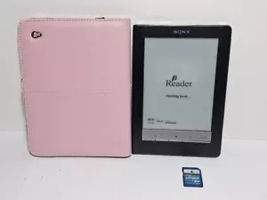 Sony Reader PRS-600 With Case and Memory Card Parts or Repair - Picture 1 of 6