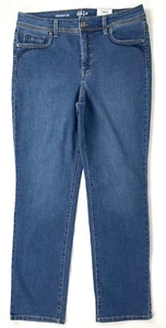 NWT $49 Style & Co High Rise Tummy Control Straight Leg Jeans Women's Sz 12 (J3) - Picture 1 of 6