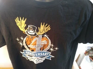 TRAVEL T-SHIRT (201X) MOOSE 4th Anniversary Oxford Casino (Maine) (L) - Picture 1 of 1