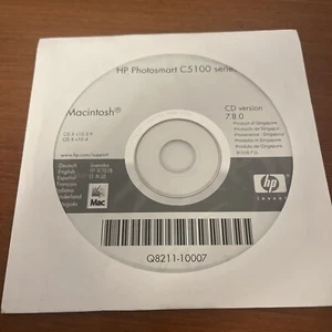 Software HP Photosmart C5100 Macintosh CD Version 7.8.0 - Picture 1 of 1