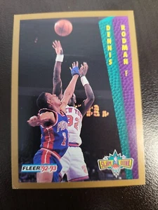 1992-93 Fleer Dennis Rodman SLAM DUNK card #289 - Picture 1 of 2