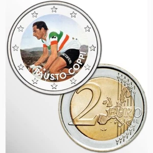 2 EURO - FAUSTO COPPI -COLORATO - SUBITO DISPONIBILE!!! - Picture 1 of 1