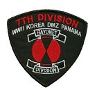 7th Infantry Division Bayonet Patch - WWII - Korea - DMZ - Panama - 7th ID (L)