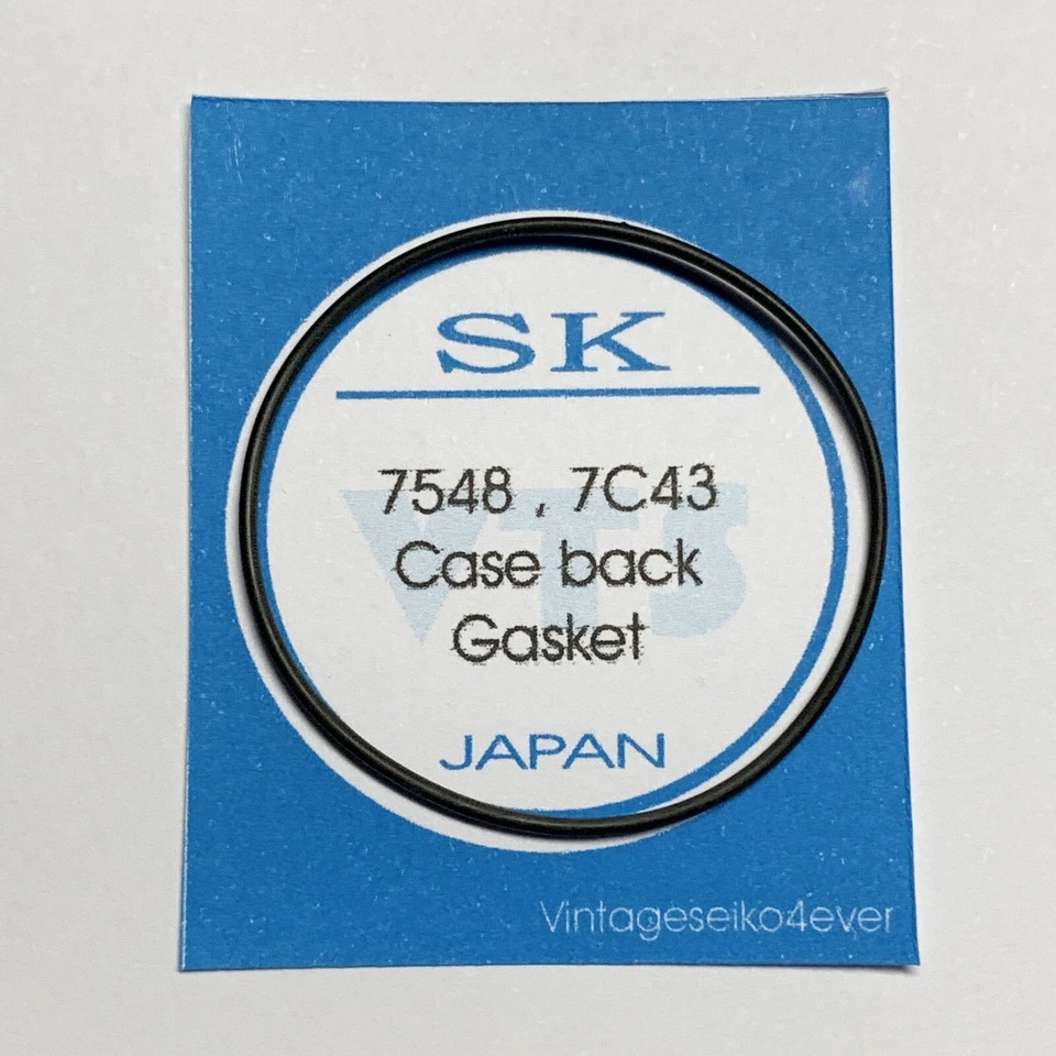 NEW CASE BACK GASKET SEIKO 7C43 7C46 7548 7549-7010 5M22 5M23 Etc. See List - Image 1 of 1