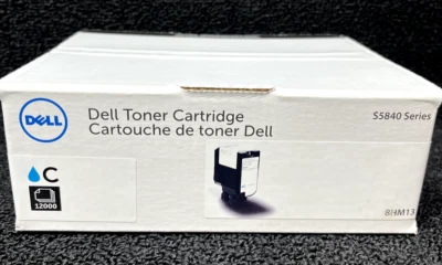 Cartucho de tóner original Dell Cyan serie S5840 12.000 páginas 8HM13 Foto 1 de 4