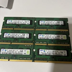 Lot of 6 Various 2GB 1Rx8 PC3-10600S RAM Laptop Memory - Picture 1 of 1