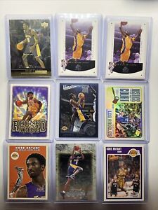 Lot of 16 Kobe Bryant basketball cards Upper Deck Topps Fleer Edge HOF