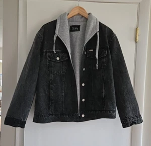 Felpa donna Detre denim nero pesante taglia S - Foto 1 di 6