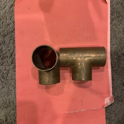 LOT OF 2 Mueller Streamline SweatTee Copper 1-5/8" /1-1/2" NOS - Image 1 of 4