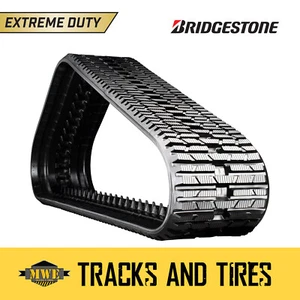 Fits CAT 299D2 - 18" Bridgestone Extreme Duty Multi-Bar Pattern CTL Rubber Trac - Picture 1 of 7