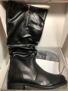 Dream Paris Women's Brown size 11Knee High Side Zip Boots - Picture 1 of 3
