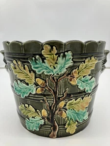 Jarrón Art Nouveau caché olla barbotina cerámica Gustave De Bruyn Lille - Imagen 1 de 10