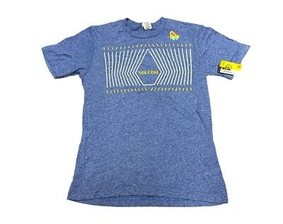 Camiseta Volcom Youth Azul Calce Moderno Talla Mediana Nueva con Etiquetas Foto 1 de 4