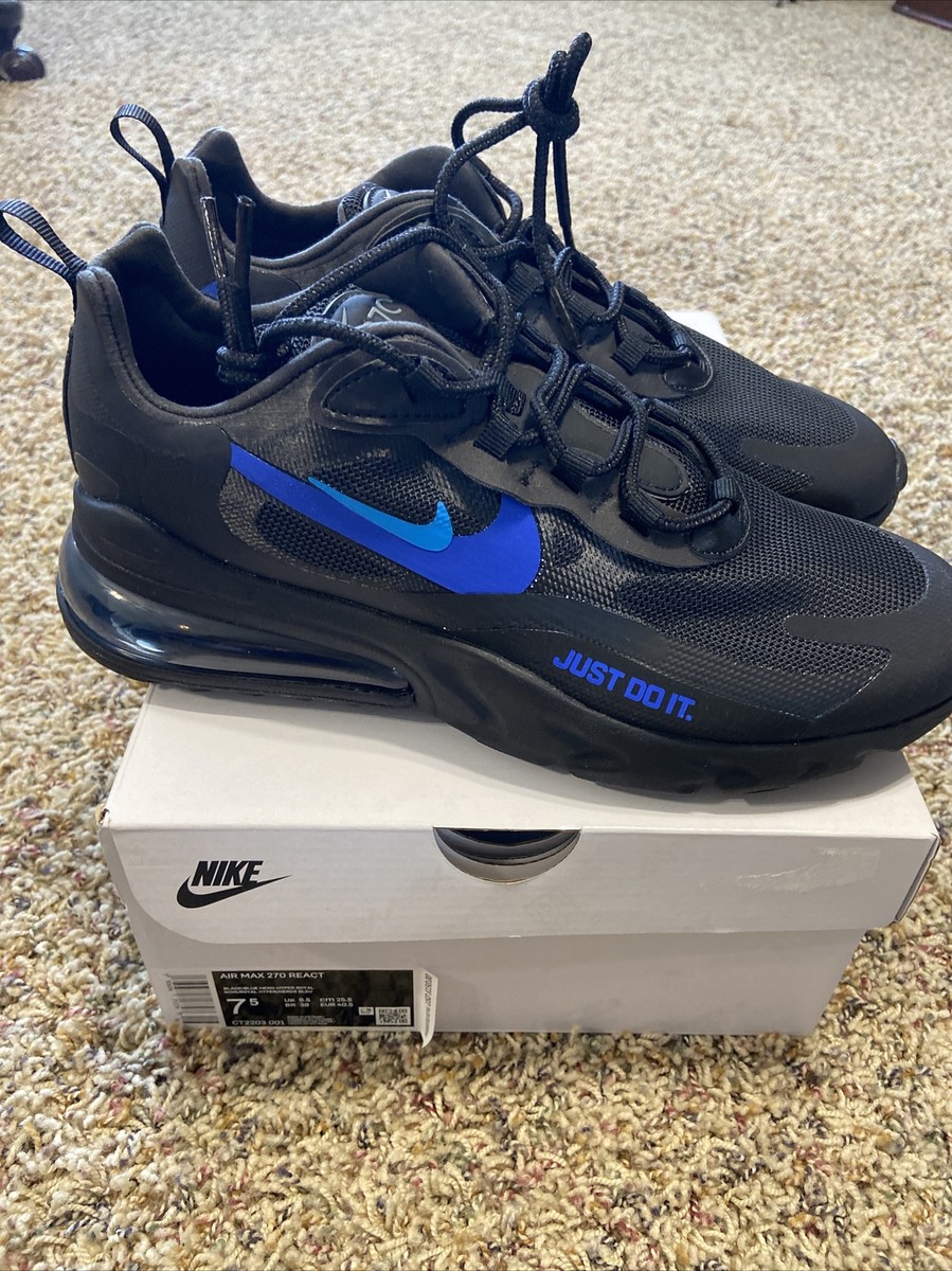 Nike Air Max 270 Black/Blue for Sale | Authenticity Nike Air Max 270 Black/Blue for Sale | Authenticity