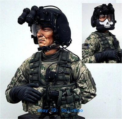 1/10 Scale Modern Soldier Bust Unpainted Resin Model Kits Unassembled New - Image 1 of 3