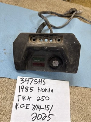 Honda FourTrax 250 TRX250 1985 2x4 panel indicador de encendido de tablero 347 Foto 1 de 4