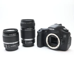 Canon EOS 60D + EF-S 18-55 IS + EF-S 55-250 IS Lens Kit #65 - Picture 1 of 12