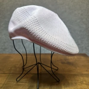 Kangol Light Pink Tropic Ventair Flat Cap Size Large Beret Boho Golf Preppy - Picture 1 of 10