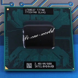 Intel Core 2 Duo T7700 2,4 GHz Dual-Core Laptop SLAF7 SLA43 Prozessor CPU - Bild 1 von 1