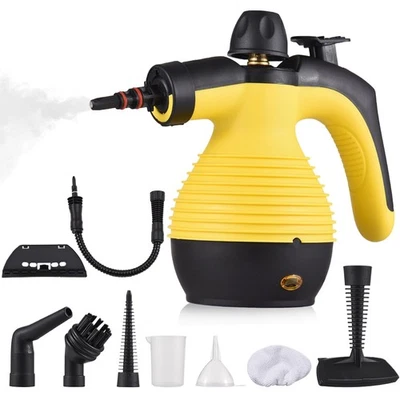 Tragbarer Dampfreiniger 1050W mit 3 bar Druck 9 Zubehörteile Schnelle Heizzeit - Bild 1 von 4