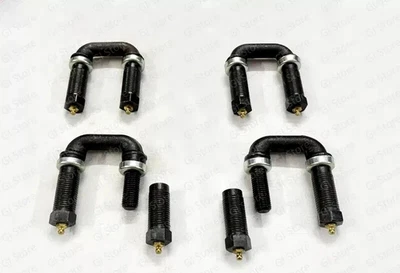 Jeep Willys MB GPW CJ2A CJ3A CJ3B M38 Leaf Spring U-Shackle Set of 4 | Fit For Foto 1 de 4