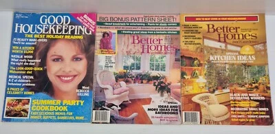 Magazines 1986 Good Housekeeping Better Homes & Gardens 1985 1987 Lot of 3 VTG - Image 1 of 4