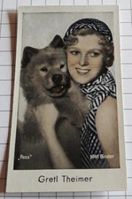 Film-Star GRETL THEIMER | Portrait-Foto - Sammelbild / Trading Card #3826