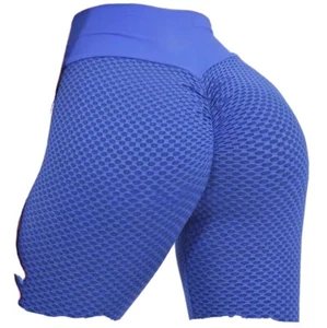 Women High Waist TikTok Leggings Ruched Push Up Yoga Pant Fitness - Picture 1 of 4
