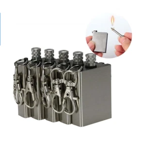 5pcs Survival Emergency Camping Fire Starter Flint Metal Match Lighter Hiking US - Picture 1 of 5
