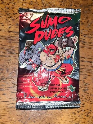 Sumo Dudes Pogs Винтажная Запечатанная Упаковка Новый Pog - Изображение 1 из 3