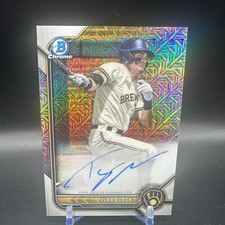 2022 Bowman Chrome Tyler Black Mojo Autograph Refractor On Card Auto #BMA-TB