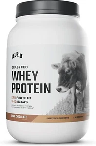 Levels Grass Fed Whey Protein Powder, No Artificials, 24G of Protein, Pure Ch... - Picture 1 of 8