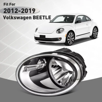 Halogen Headlight Fit For 2012-2019 Volkswagen Beetle with Bulb Left Driver Side - Imagem 1 de 4