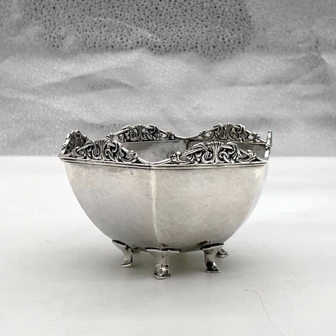 George V Sterling Silver Bowl London 1933 Omar Ramsden Cover