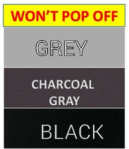 Won't Pop Off Spannbettlaken für Split King California King Anthrazit Grau Schwarz - Bild 1 von 15