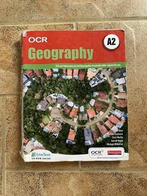 A2 A Level Geography OCR Student Book & LiveText for Students by Jane Dove +CD - Image 1 of 4